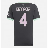 AC Milan Ismael Bennacer #4 Kolmaspaita Naiset 2024-25 Lyhythihainen